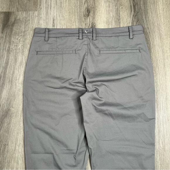 Birddogs Pants Mens 36x33 Actual Golf Grey Stretch Chino Casual Unlined Slim Fit - Picture 4 of 9